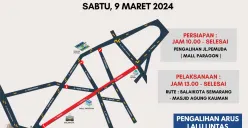Ada Prosesi Dugder, Yuk Cek Info Pengalihan Arus Lalu Lintas di Semarang