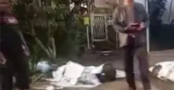 Kecelakaan maut di tanjakan Pengkol Jalan Raya Gunungpati, 2 orang tewas. (Sumber: @rasikausa)