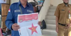 Surat suara berlambang PKI di Semarang (Sumber: antara | Foto: Antara)