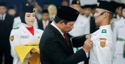 Pengukuhan Paskibraka Jateng. (Sumber:  | Foto: Sakti)