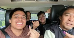 Komeng setelah melakukan pencoblosan (Sumber:  Instagram/komeng.original )