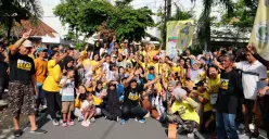 Kegiatan senam sehat bersama Sekar Tandjung dan DPD Partai Golkar Solo (Sumber: INFOSEMARANG.COM  | Foto: Infosemarang.com )