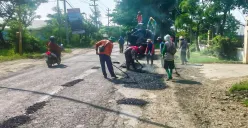 Jelang Arus Mudik, Jalan di Rembang Dipersolek