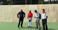 

Pj Gubernur Jawa Tengah, Nana Sudjana mengecek kesiapan akhir venue  Perparnas XVII Solo.
 (Sumber:  | Foto: Sakti)