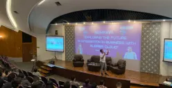 Seminar bertajuk AI dalam Dunia Bisnis  di SCU Semarang. (Sumber:  | Foto: Sakti Setiawan.)
