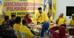 Kader PDI Perjuangan Hevearita Gunaryanti Rahayu  silaturahmi dengan DPD Partai Golkar Kota Semarang. (Sumber:  | Foto: dok)