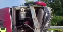 Pulang dari Kampanye Ganjar-Mahfud, Bus Satgas Hanura Kecelakaan di Tol Sragen, 3 Tewas