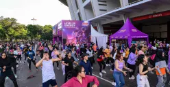 Kegiatan gerakan #LevelUpWithEnervonActive mendorong masyarakat jaga kesehatan. (Sumber:  | Foto: Dok)