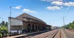 Stasiun Telawa Kabupaten Boyolali. (Sumber: | Foto: Sakti Setiawan.)