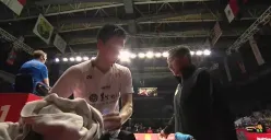 Brian Yang (Kanada) kalahkan Ginting di SF Indonesia Masters 2024, ternyata dilatih Setyaldi Putra Wibowo. (Sumber: BWF - InfoSemarang.com)