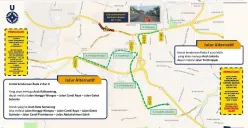 Info Pengalihan Arus Simpang Jrakah Jalan Walisongo, Jalur Alternatif Arah Kalibanteng & Kota Semarang