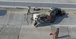 Kecelakaan Maut di Tol Kaliwungu, Pajero Tabrak Truk Parkir, 4 Orang Tewas