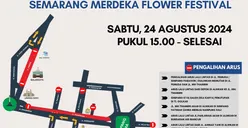 Jangan Sampai Kena Macet, Ini Rute Pengalihan Arus Lalu Lintas Dalam Rangka Semarang Merdeka Flower Festival 2024