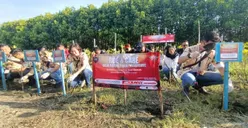 FDR menggelar program penanaman 1.000 pohon mangrove di Pantai Tirang Semarang. (Sumber:  | Foto: Sakti)