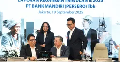 Bank Mandiri Catat Kinerja Solid di Kuartal II 2025, Perkuat Komitmen Sinergi Majukan Negeri
