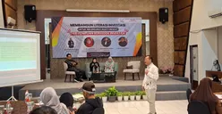 Forum diskusi tentang investasi bodong yang digelar di Purwokerto, belum lama ini.
 (Sumber: )