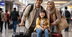 Kabar Baik Jelang Ramadan 2026! Tiket Pesawat Diskon 18%, 35 Juta Keluarga Dapat Bantuan (Sumber: ChatGpt | Foto: illustrasi)