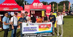 Ribuan Pemudik Dapat Dukungan Bejo Jahe Merah. (Sumber: | Foto: dok.)