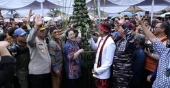 Sesaji Rewanda di kawasan Gunungpati. (Sumber: | Foto: dok)