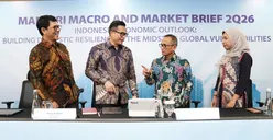 Jumpa pers Mandiri Macro and Market Brief 2Q26 di Jakarta, Senin (11/5/2026).