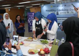 AXA Mandiri menyelenggarakan acara "Healthy Cooking with Emma" . (Sumber:  | Foto: dok Axa Mandiri.)