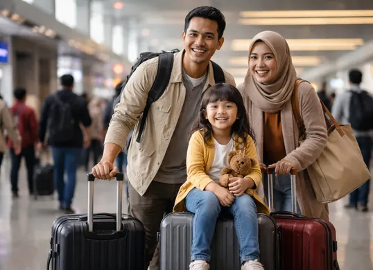 Kabar Baik Jelang Ramadan 2026! Tiket Pesawat Diskon 18%, 35 Juta Keluarga Dapat Bantuan (Sumber: ChatGpt | Foto: illustrasi)