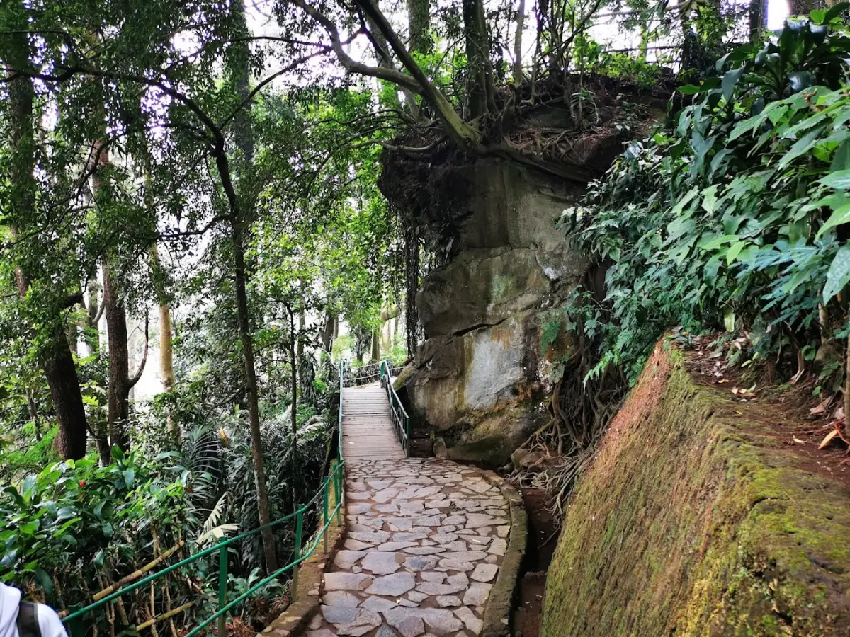 Grojogan Sewu terletak di Jawa tengah (Sumber : googlemaps/ian)
