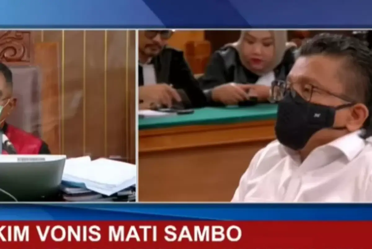 Beredar informasi salah yang tayang di YouTube yang menyebutkan bahwa Ferdy Sambo meninggal sebelum menjalani eksekusi mati. Faktanya seperti apa? (Sumber : Screenshot YouTube KompasTV)