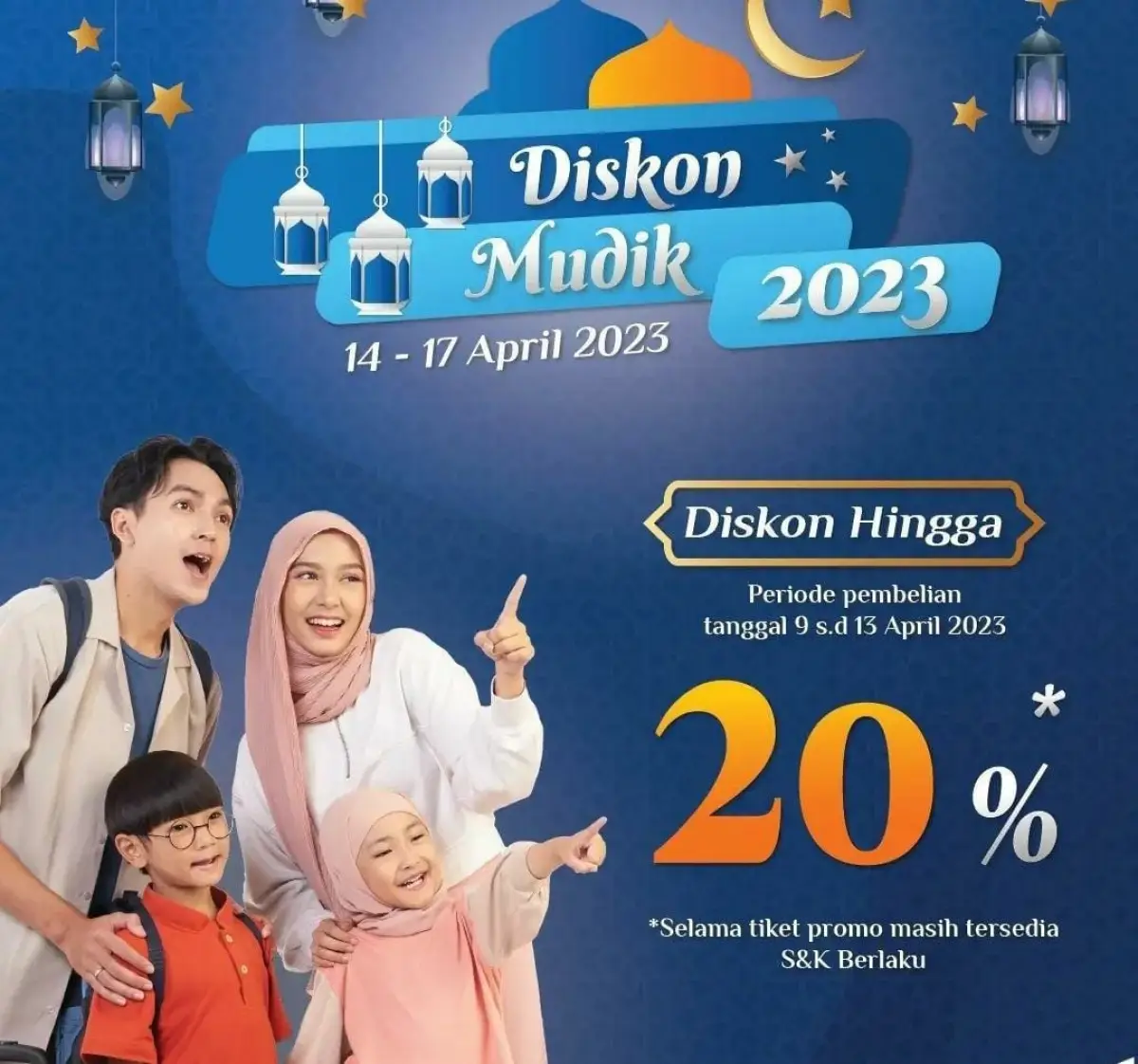 PT KAI berikan promo diskon tiket mudik lebaran 2023 (Sumber : instagram)
