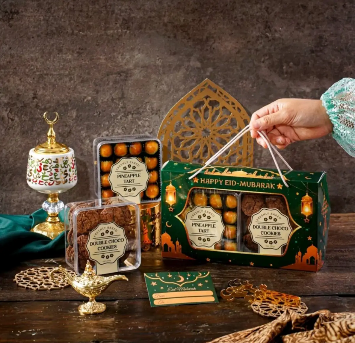 Hampers Hari Raya Idul Fitri lebaran yang semakin menjadi tren (Sumber : Twitter)