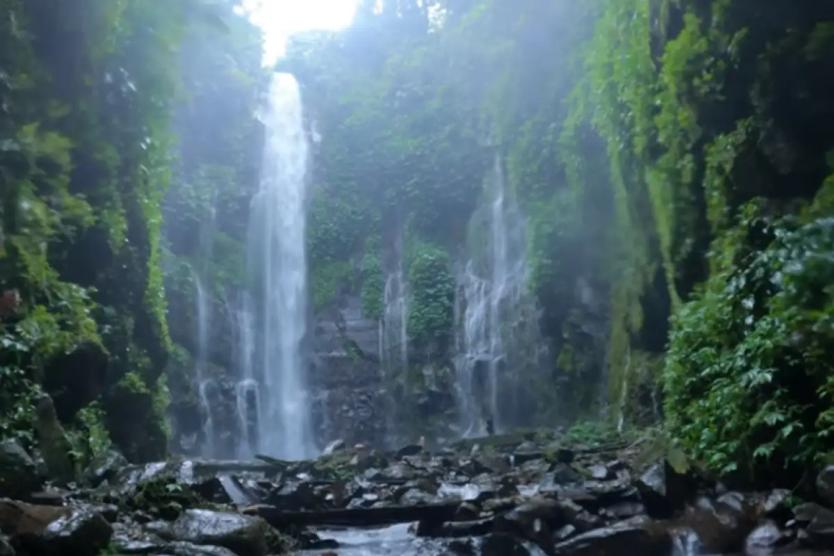 Curug Lawe Semarang, Kawasan Gunung Ungaran (Sumber : tangkapan layar Youtube/DondonAdventure)