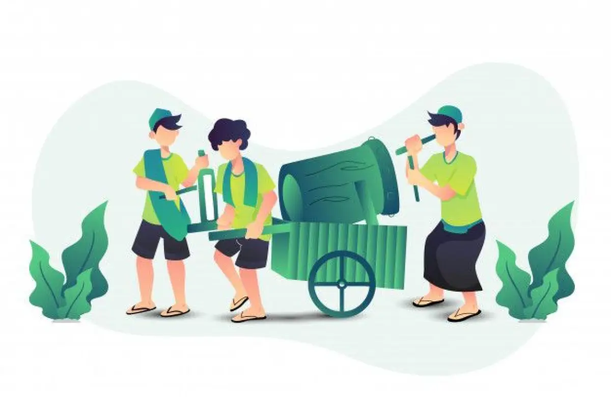 Ilustrasi tradisi membangunkan sahur selama bulan Ramadan. (Sumber : Freepik)