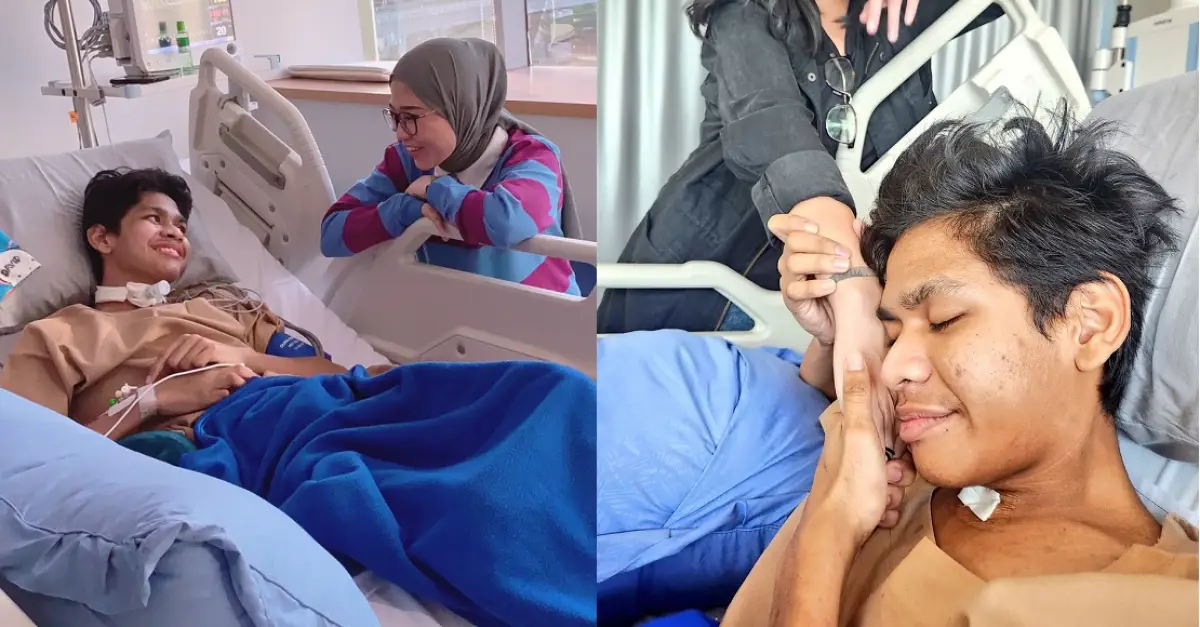 Momen David Ozora bersama ibu tiri dan kuasa hukumnya. (Sumber : Twitter @MellisA_An @seeksixsuck)