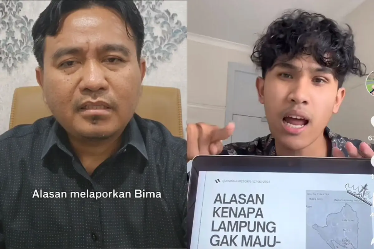Ghinda Ansori, laporkan Bima Tiktokers usai kritik Lampung (Sumber : tangkapan layar instagram @undercover.id)