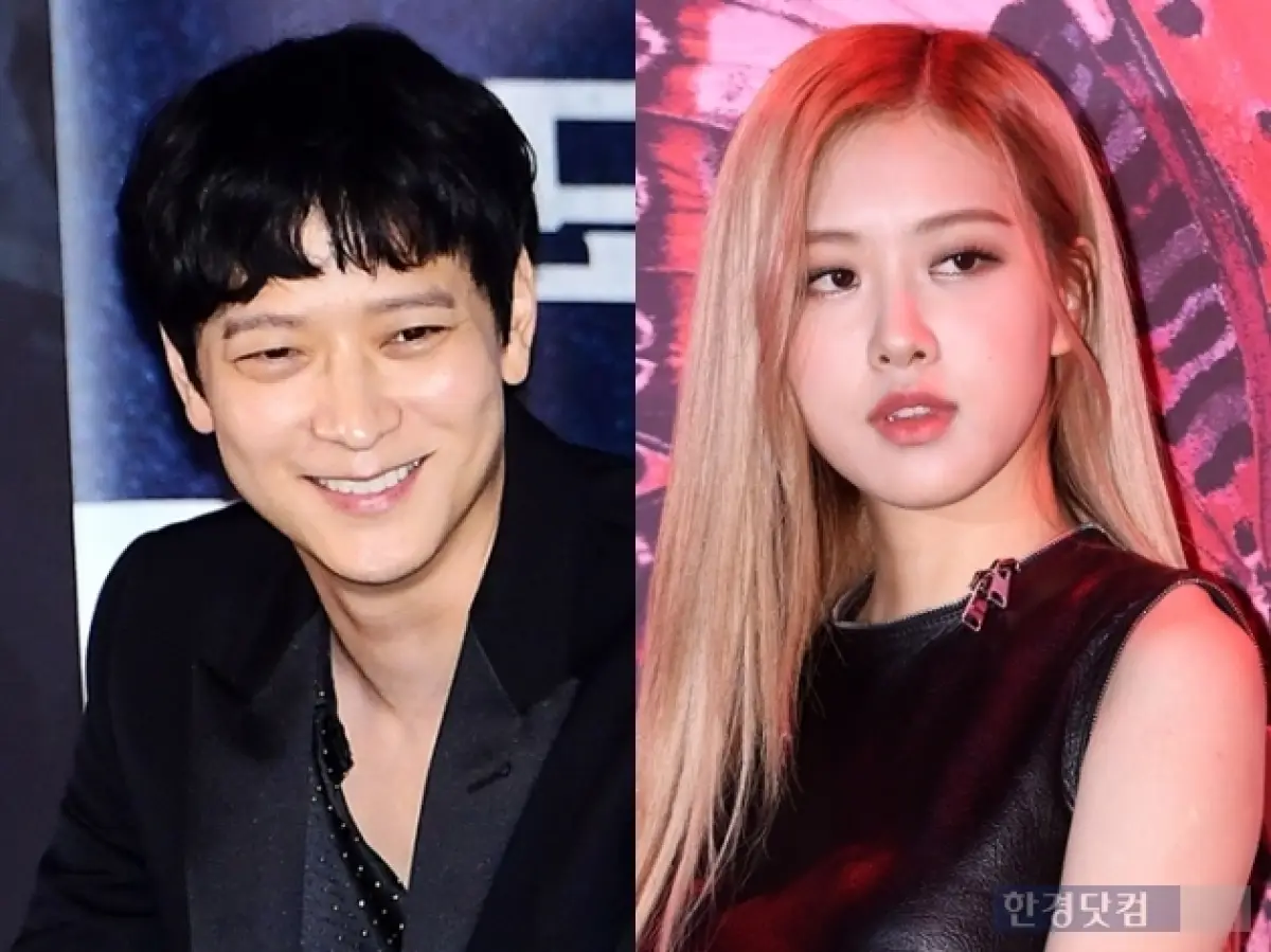 Aktor Kang Dongwon dan Rose BLACKPINK dirumorkan berpacaran. (Sumber : Hankyung)