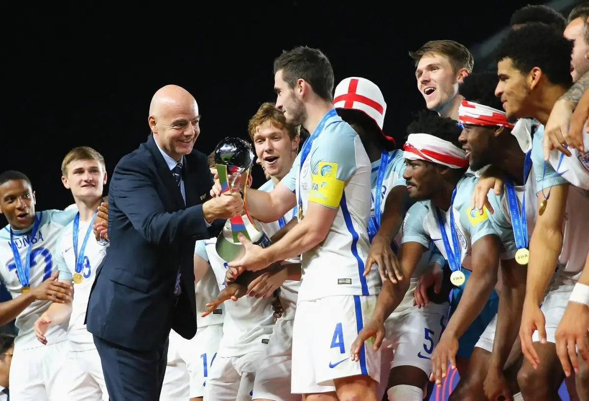 Presiden FIFA, Gianni Infantino, bersama Timnas Argentina. (Sumber : Instagram @gianni_infantino)