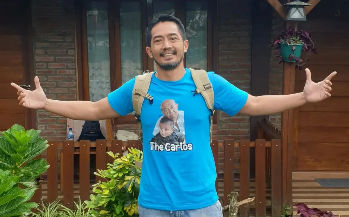 Aktor Yama Carlos yang baru saja digugat istrinya, Arfita Dwi Putri. (Sumber : Instagram @yamacarlos7)