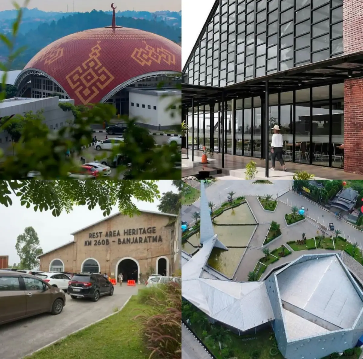 Rest Area mudik lebaran paling mengasyikan (Sumber : Kolase Instagram)