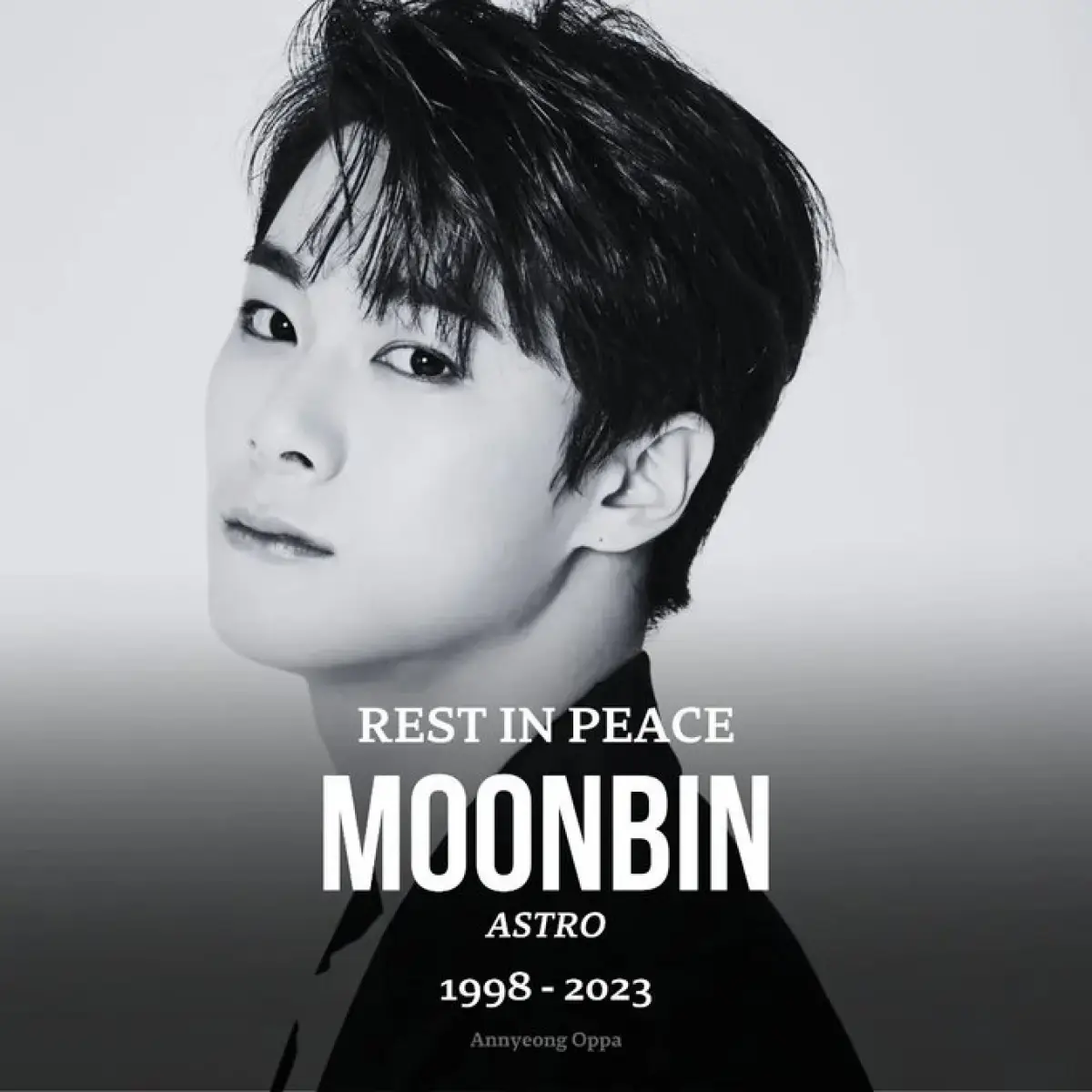 Moonbin ASTRO meninggal (Sumber : Twitter/ericmixue)