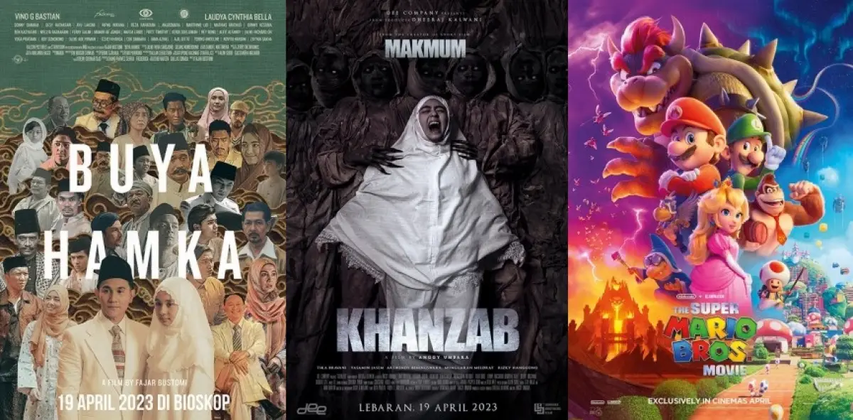 Film di XXI Semarang: Buya Hamka, Khanzab, Mario Bros. (Sumber : Cinema 21)