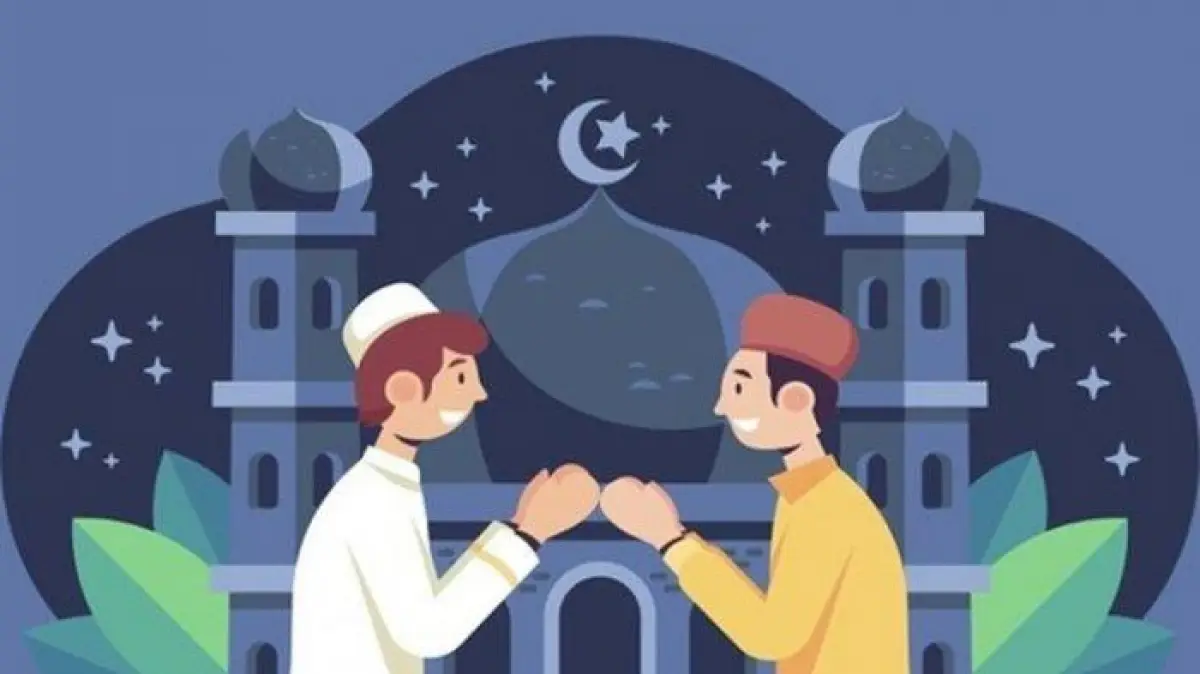 Ilustrasi momen lebaran Idul Fitri (Sumber : Freepik)