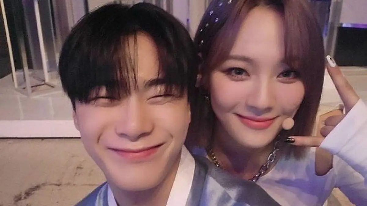 Idol kakak beradik, Moon Bin dan Moon Sua. (Sumber : Instagram @sua.billlie)