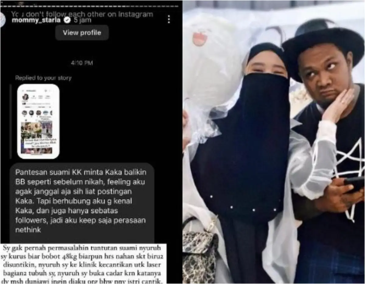 Inara Rusli beberkan kelakuan Virgoun yang minta restu poligami (Sumber : instagram@mommy_starla)