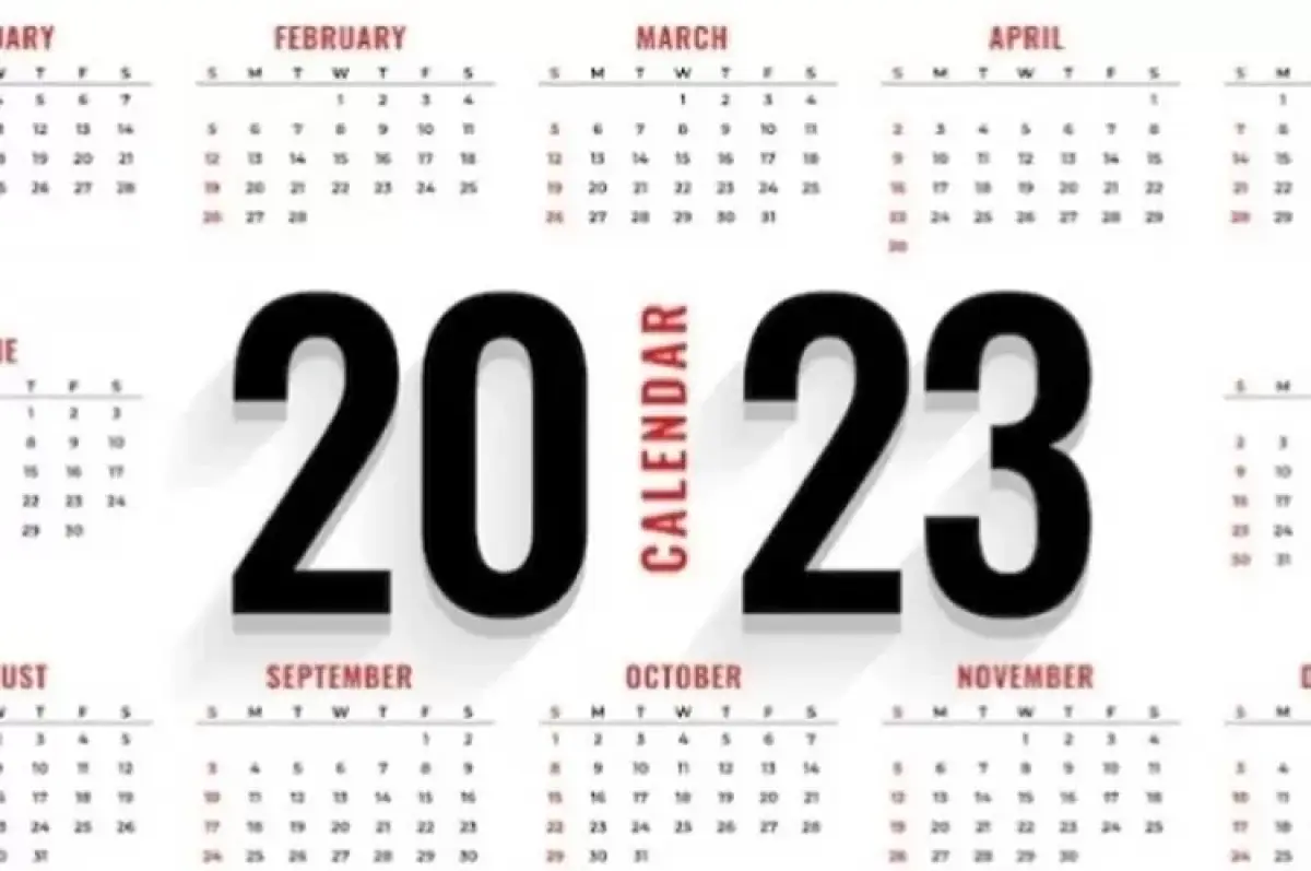 Ilustrasi kalender 2023. (Sumber : Freepik)