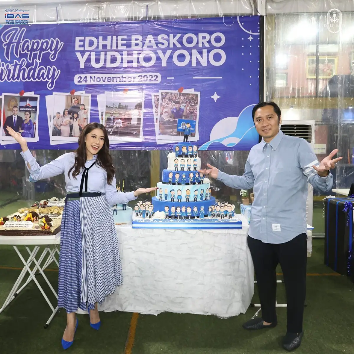 Ibas Yudhoyono dan istri. (Sumber : instagram/ebyfamily)