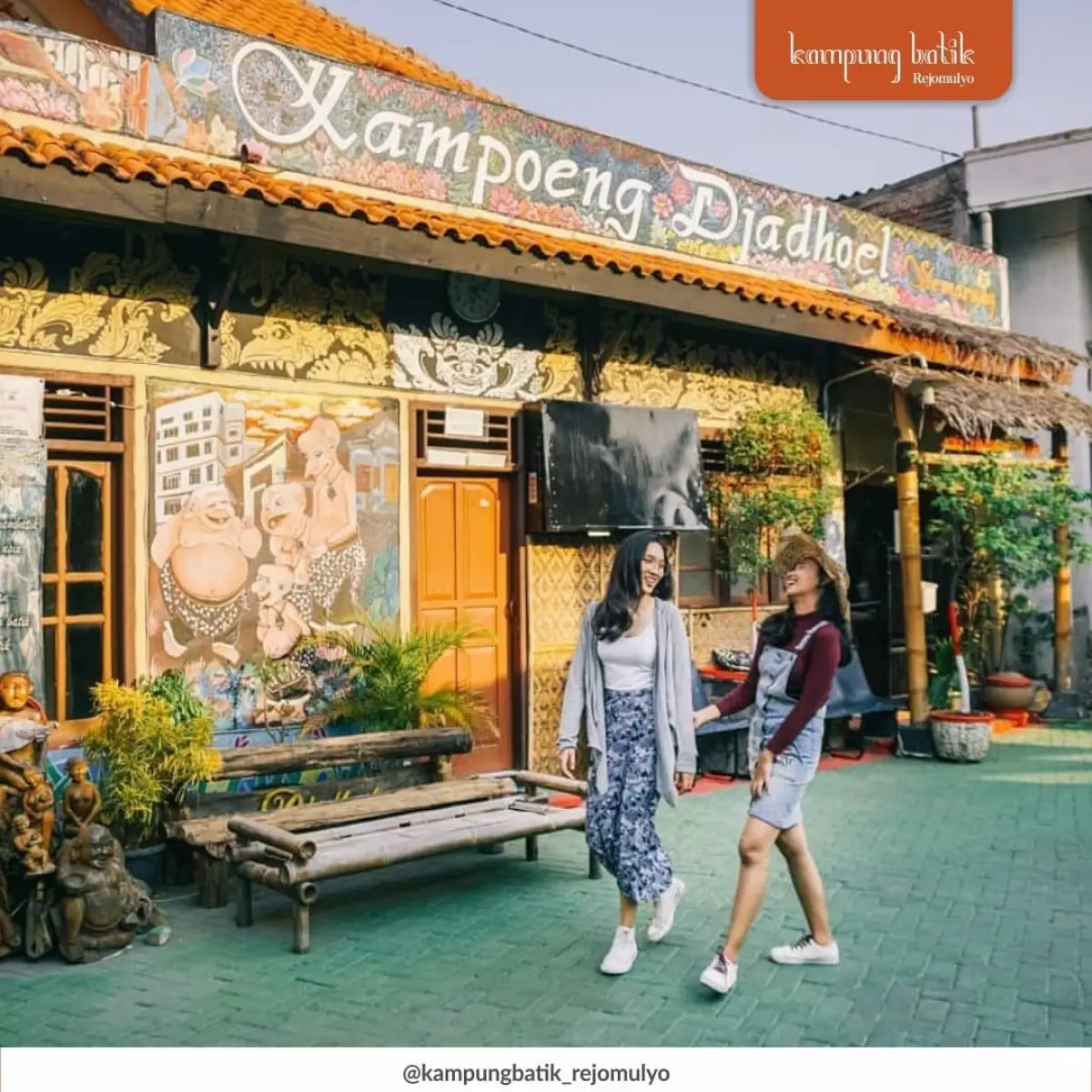 Kampung Batik Semarang. (Sumber : instagram/kampungbatik_rejomulyo)