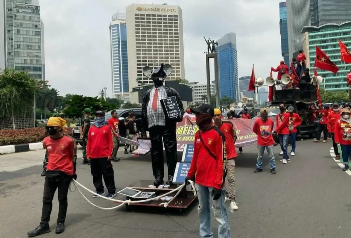 Ilustrasi | Presiden Konfederasi Serikat Pekerja Indonesia (KSPI) Said Iqbal menolak kenaikan upah minimum sekitar 3,2 hingga 4,4 persen di seluruh Indonesia. (Sumber : Instagram)