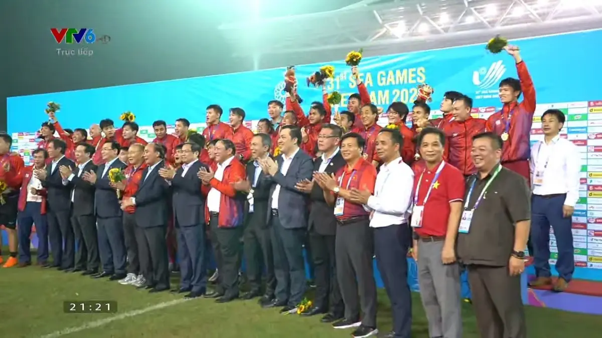 Vietnam ketika menjadi juara umum SEA Games 2021 (Sumber : Twitter)