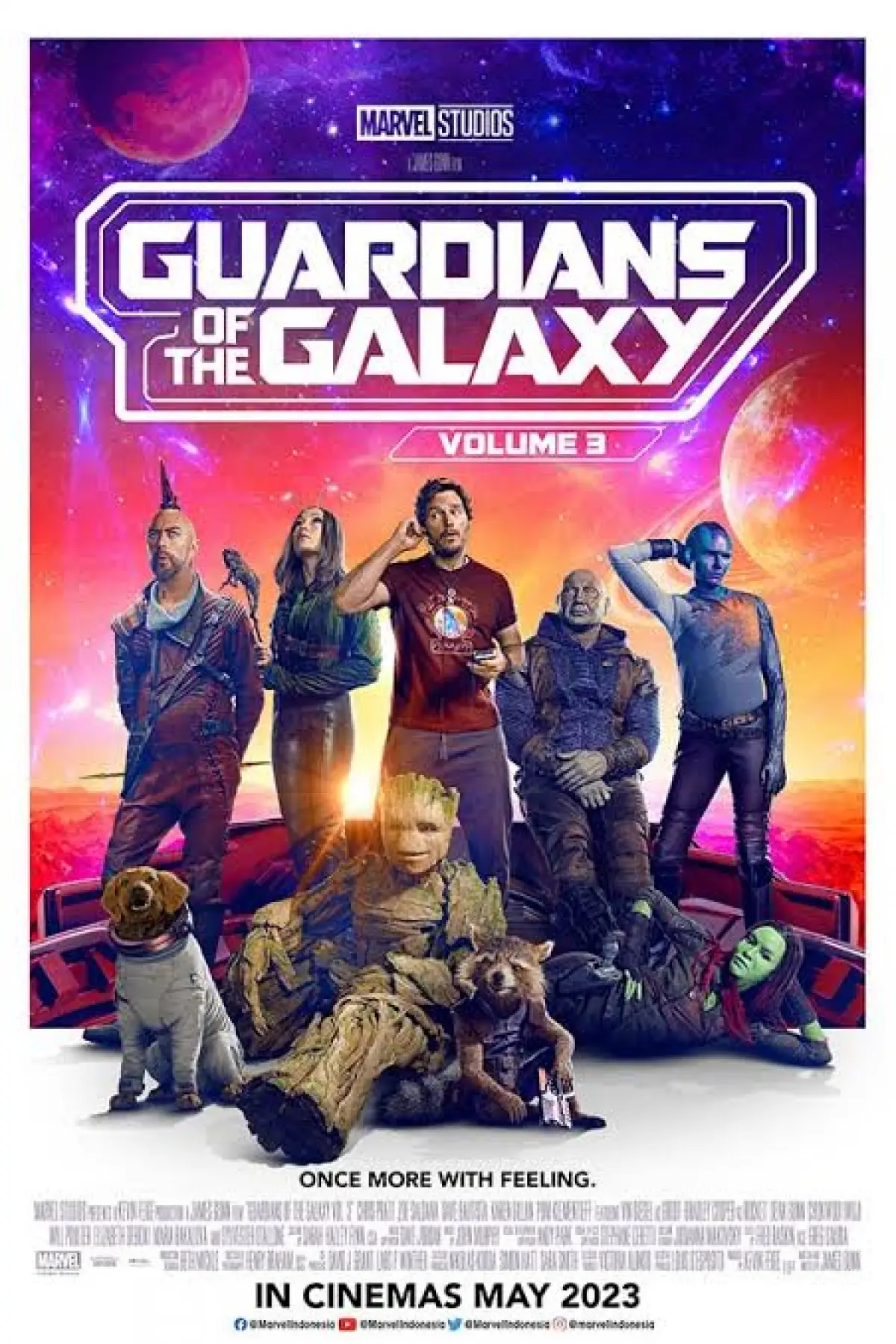 Film Guardians of the Galaxy Vol 3 (Sumber : Twitter)