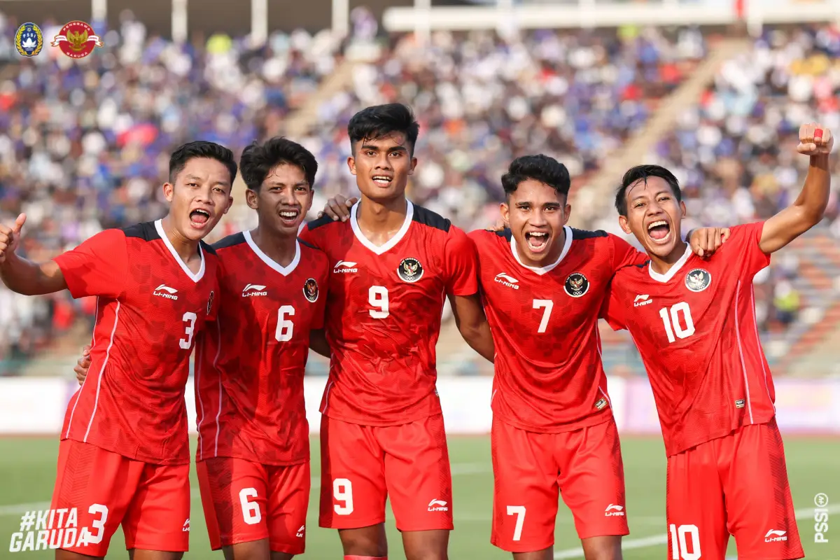 Timnas Indonesia U22 di ajang SEA Games 2023 mendapat komentar miring dari media Vietnam, (Sumber : Instagram @PSSI)